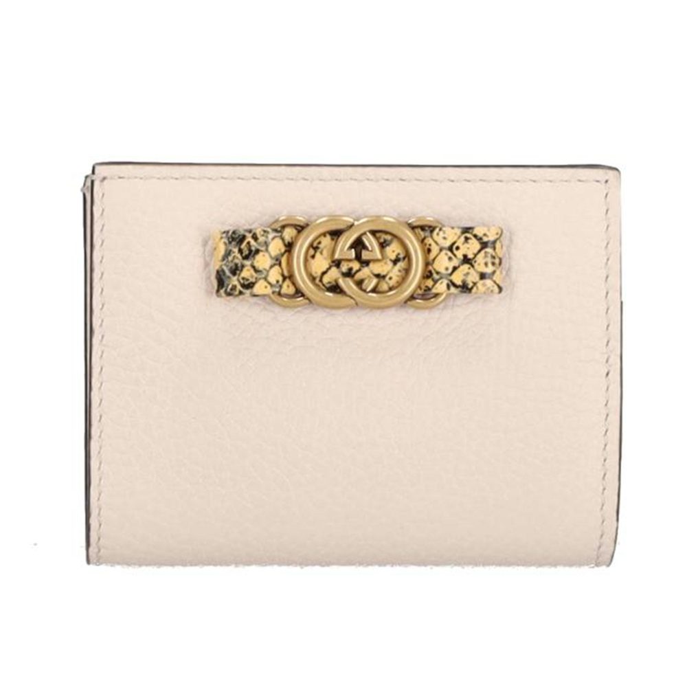 Gucci Interlocking G Python Bow Wallet - image 1